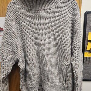 Victoria's Secret cowl sweater with kangaroo pocket